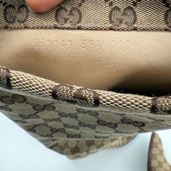 Gucci Lisa GG Monogram Slouch Knee High Boots 39.5 - Picture 11 of 16